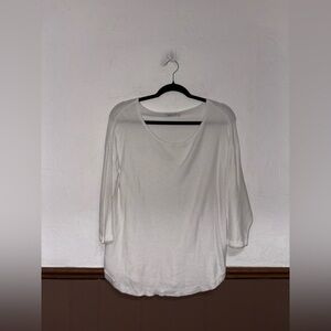 Reitmans | White 3/4 Sleeve Top